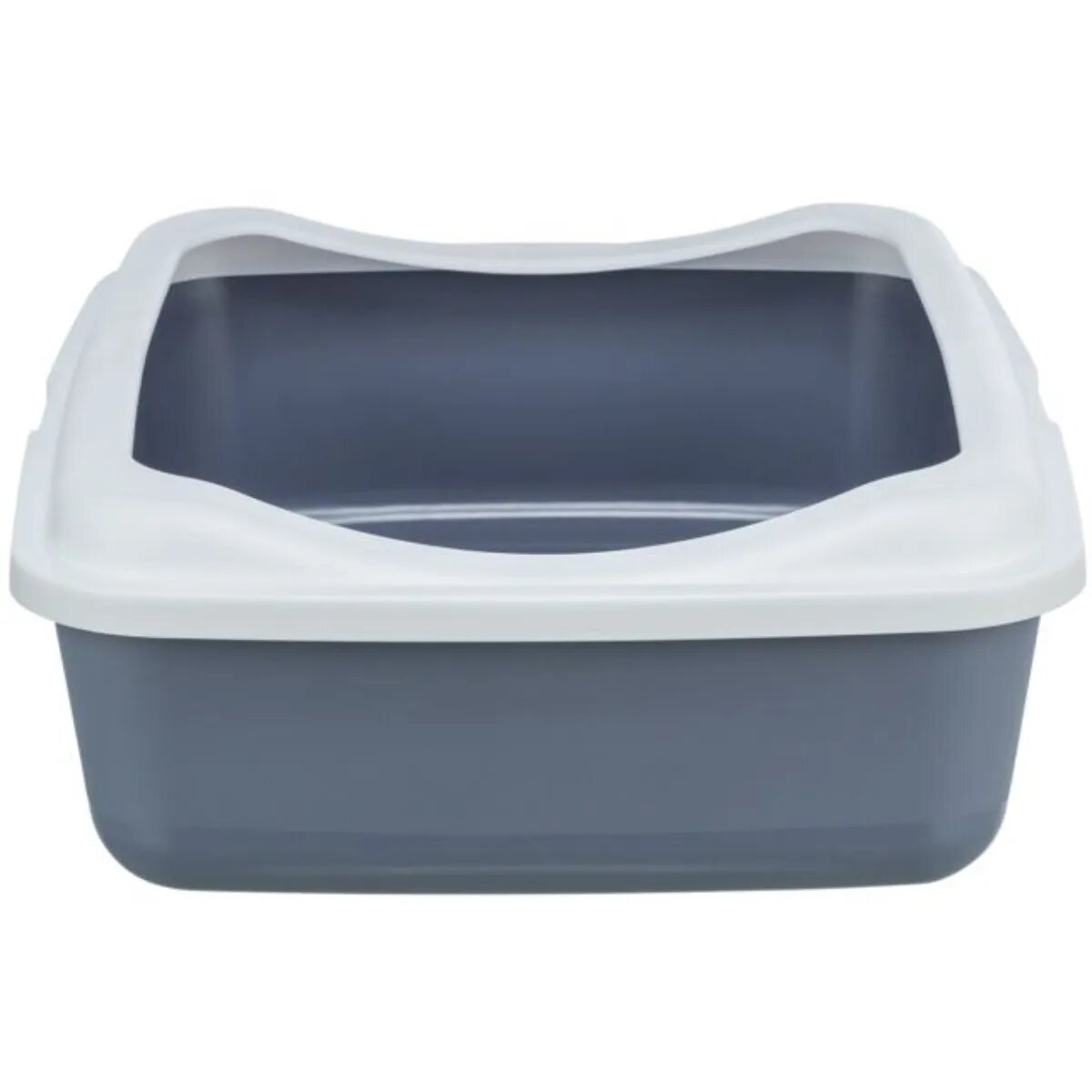 Trixie Classic litieră pisici cu ramă alb și mov 37x15x48 cm