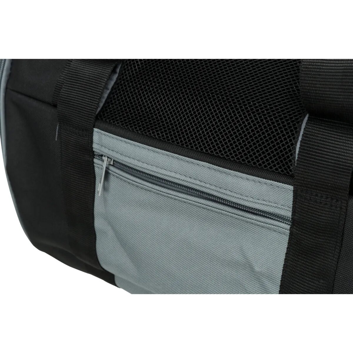 Trixie Connor rucsac transport câini și pisici XS-S(max. 8kg) nylon deschidere laterală cu curea de umăr negru și gri 42 x 30 x 21 cm