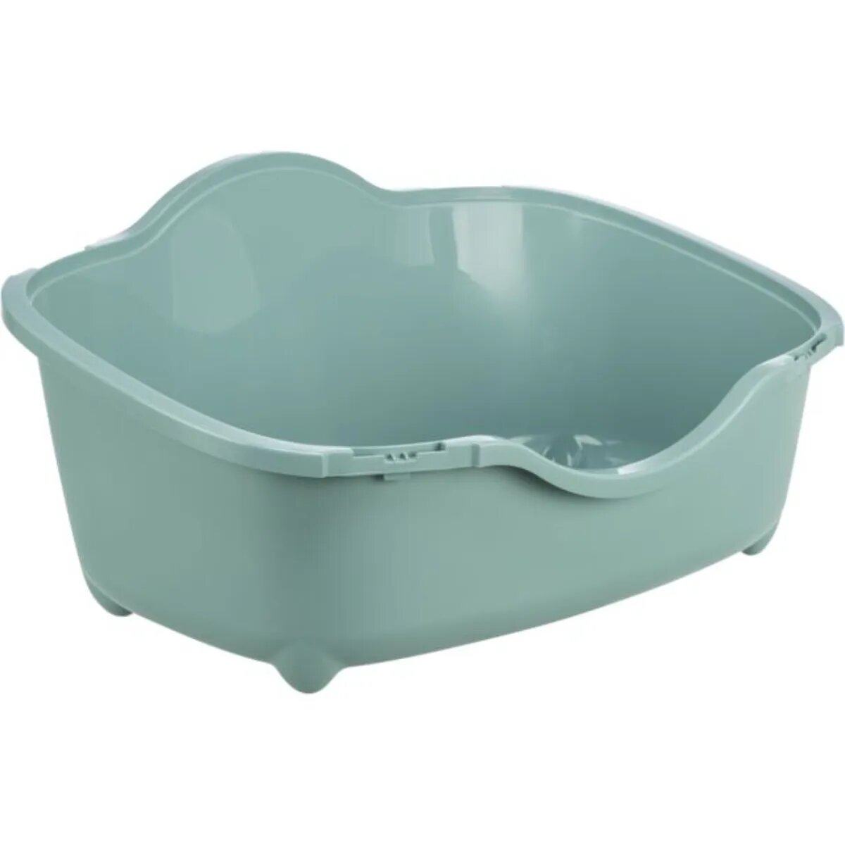 Trixie Davio Top litieră acoperită pisici cu filtru alb și verde 56x39x39 cm