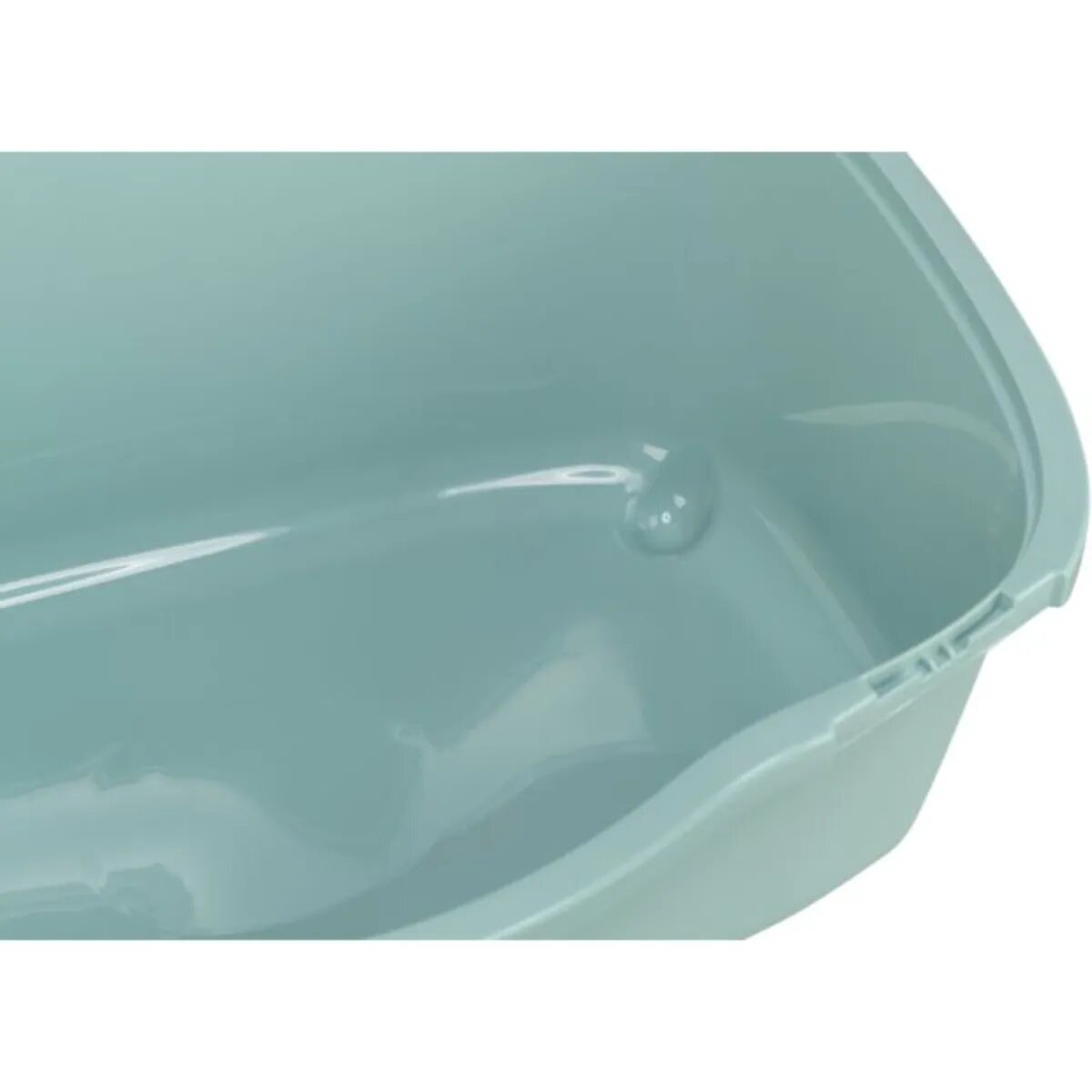 Trixie Davio Top litieră acoperită pisici cu filtru alb și verde 56x39x39 cm