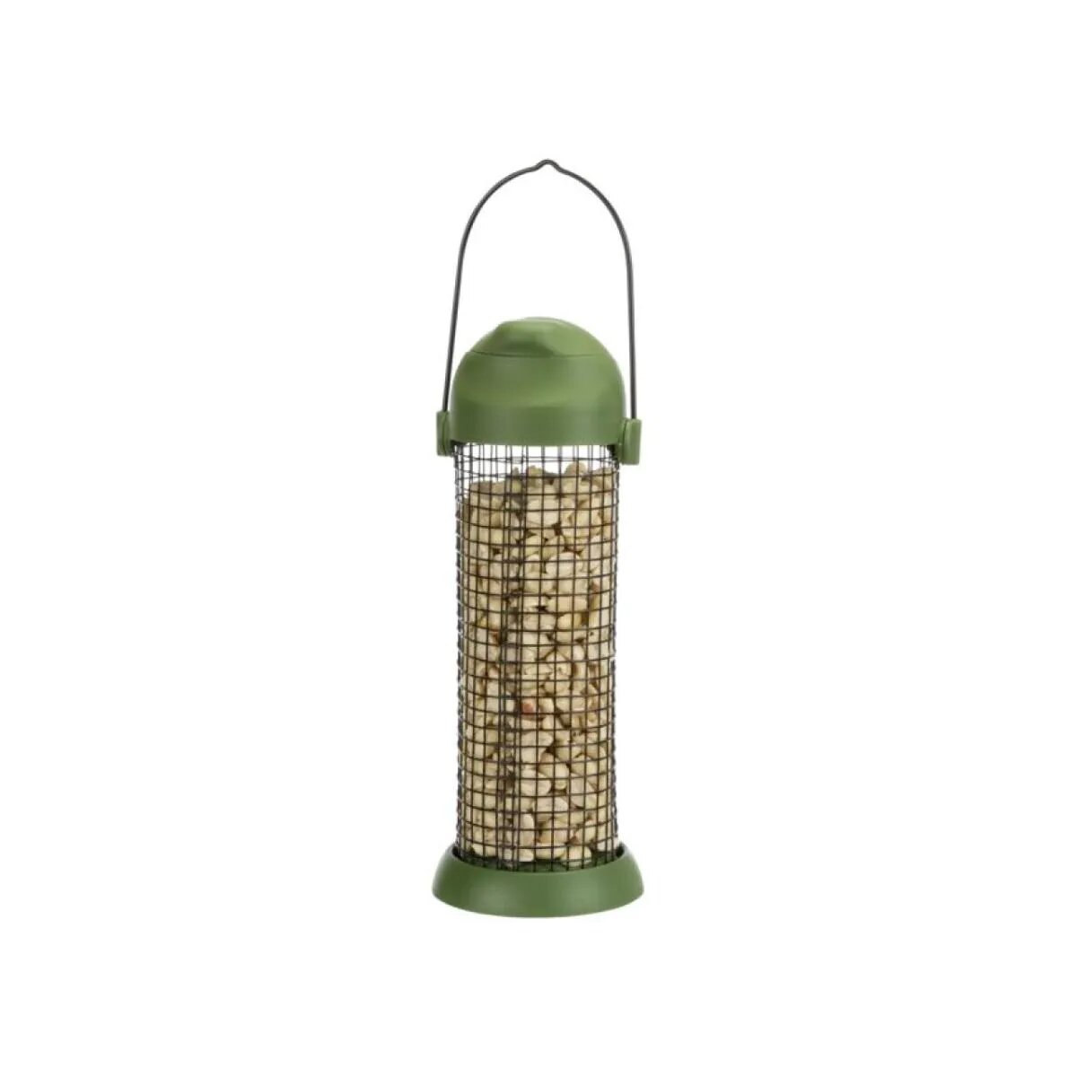 Trixie dozator arahide pasari metal si plastic verde 22cm