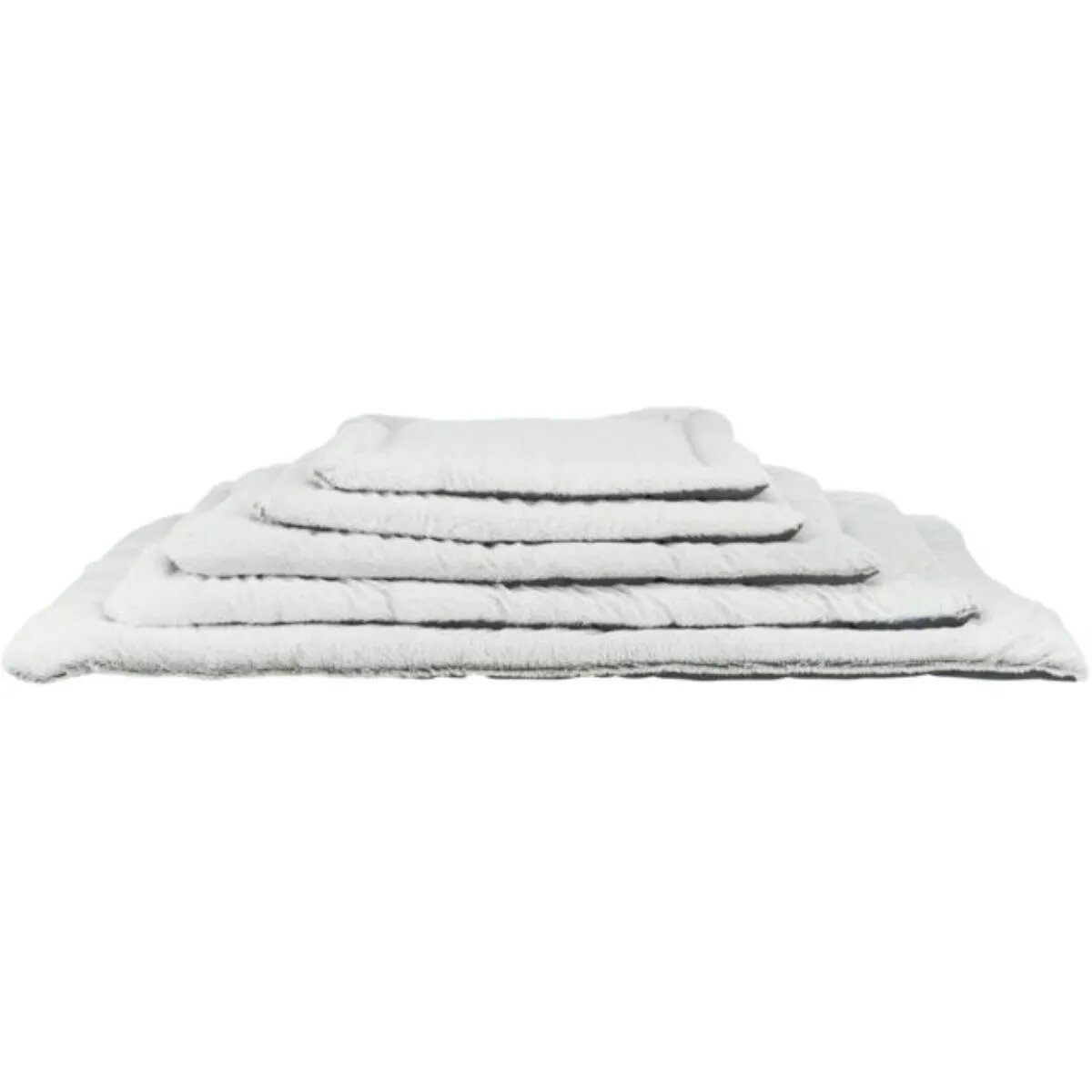Trixie Farello saltea dreptunghiulară câini pluș pernă reversibilă alb și gri 60x50cm