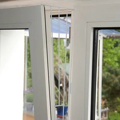 Trixie Grilaj Vertical Protecție Geam Rabatabil pentru Pisici 62 x 16/8 cm
