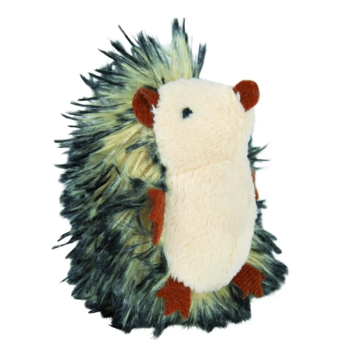 Trixie jucărie catnip arici pisici cu sunet pluș multicolor 8cm