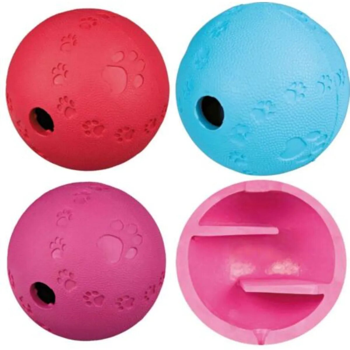 Trixie jucărie minge cu labirint câini cauciuc natural 9cm multicolor