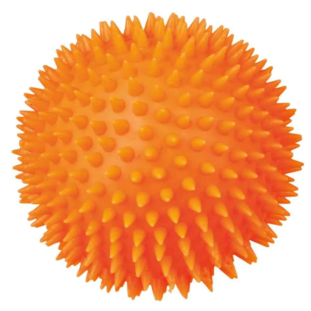 Trixie jucărie minge cu țepi câini cu sunet vinil jucărie minge cu țepi câini vinil 10cm multicolor