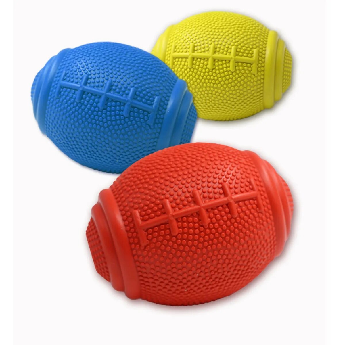Trixie jucărie minge de rugby câini cauciuc 8cm multicolor