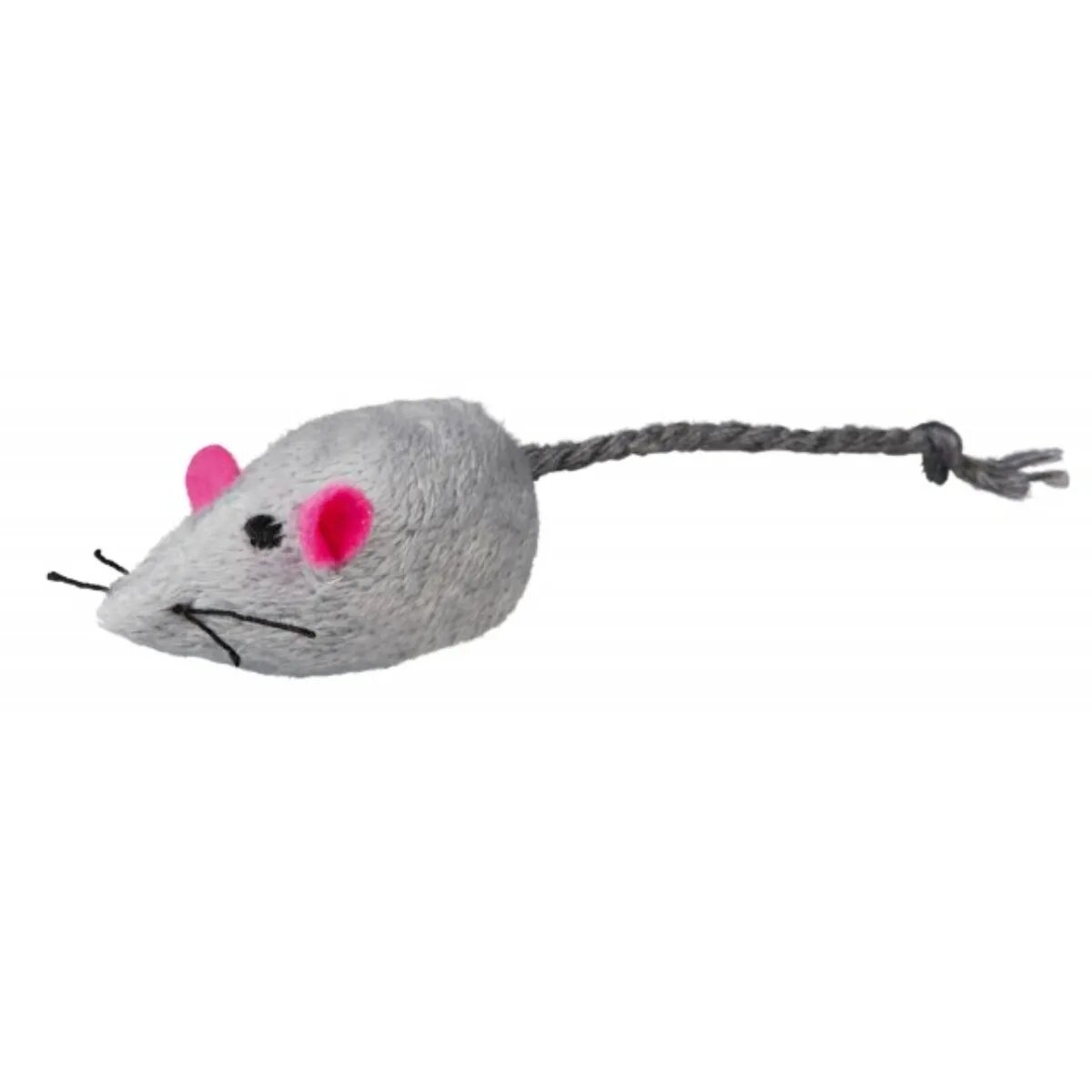 Trixie jucărie șoricel cu clopoțel pisici pluș multicolor 5cm