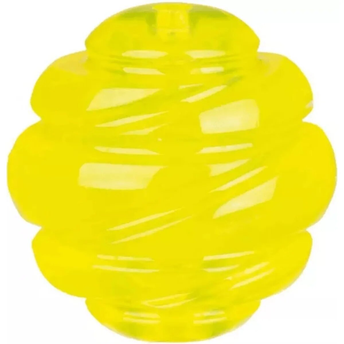 Trixie jucărie sporting jumper plutitor câini plastic 11cm galben