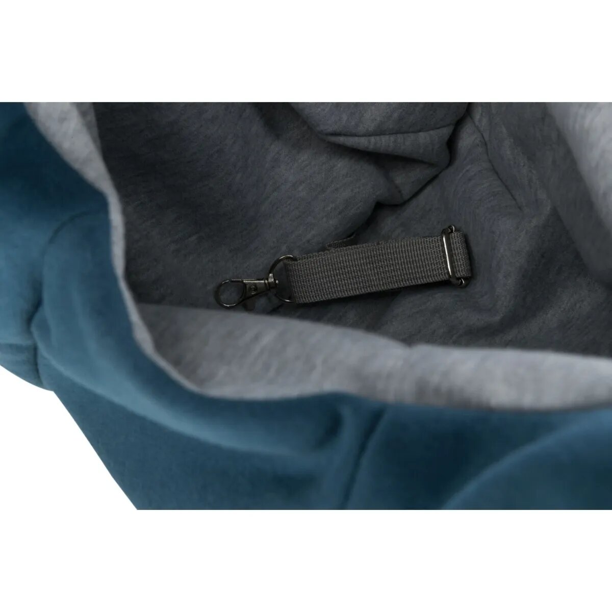 Trixie Junior geantă transport câini XS(max. 5kg) textil deschidere superioară albastru și gri 22 x 20 x 60 cm