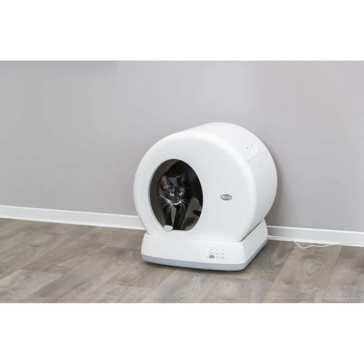 Trixie litieră automată cu autocuratare pentru pisici alb 53 x 55.5 x 52 cm