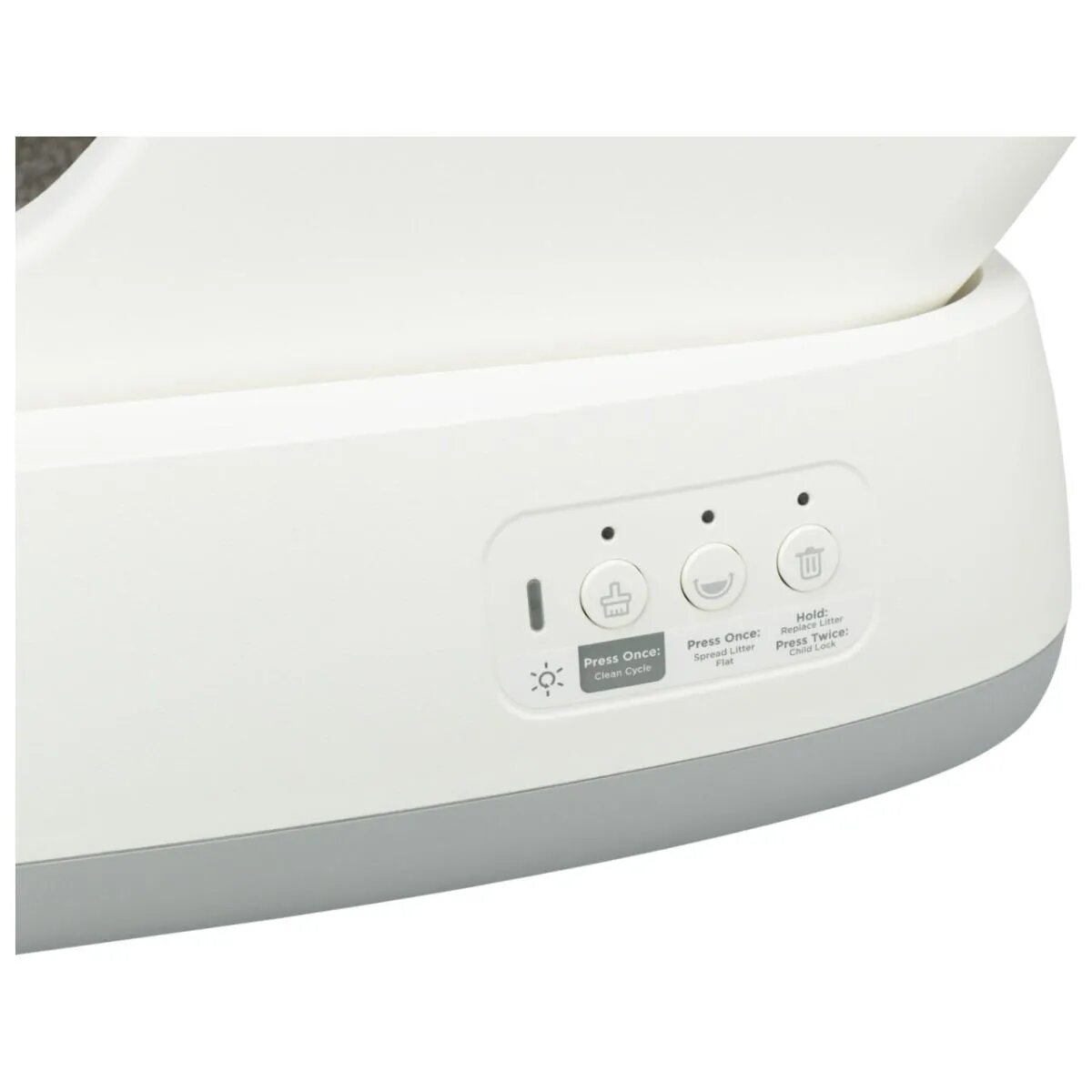 Trixie litieră automată cu autocuratare pentru pisici alb 53 x 55.5 x 52 cm