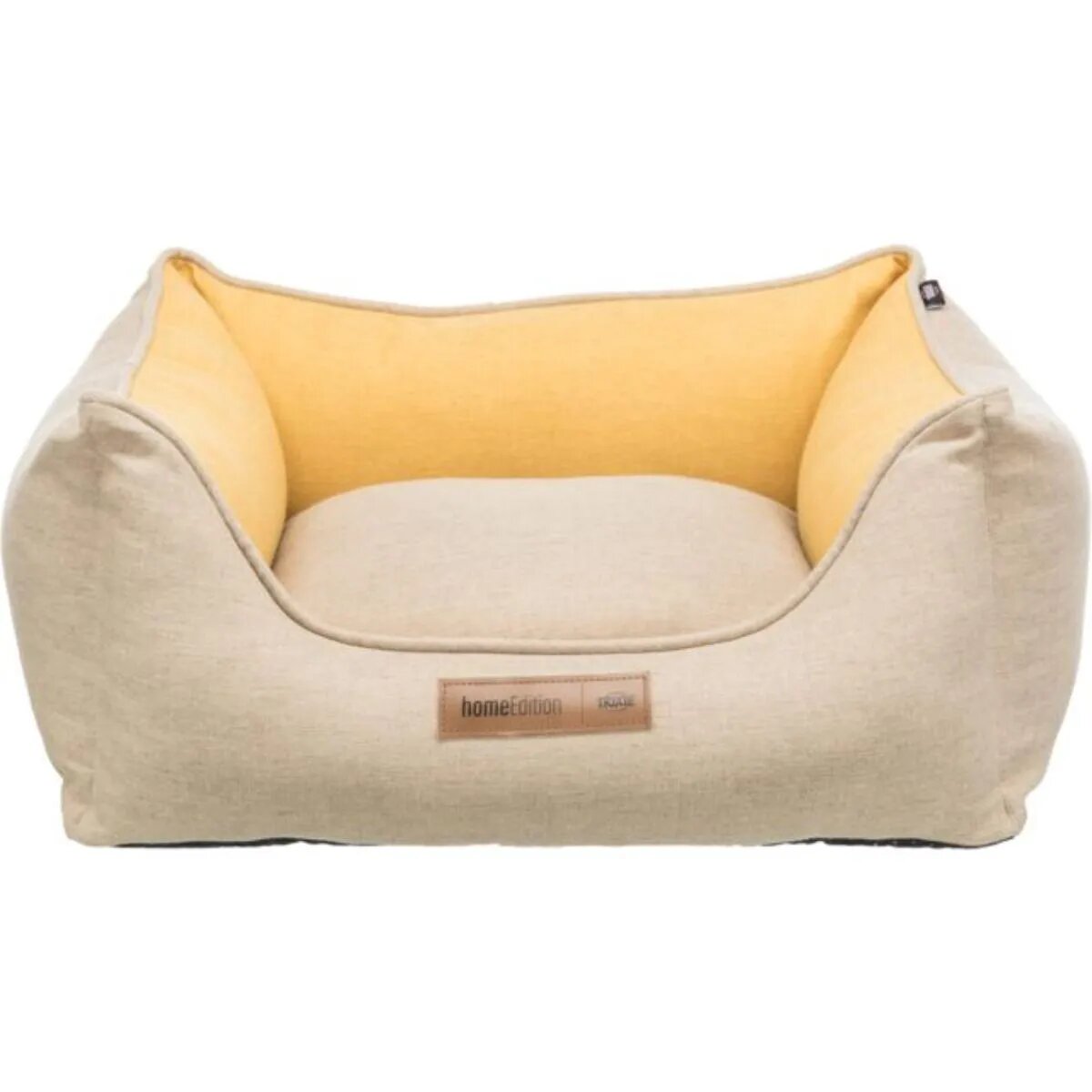 Trixie Lona pat dreptunghiular câini poliester pernă reversibilă antiderapant galben 60x50cm