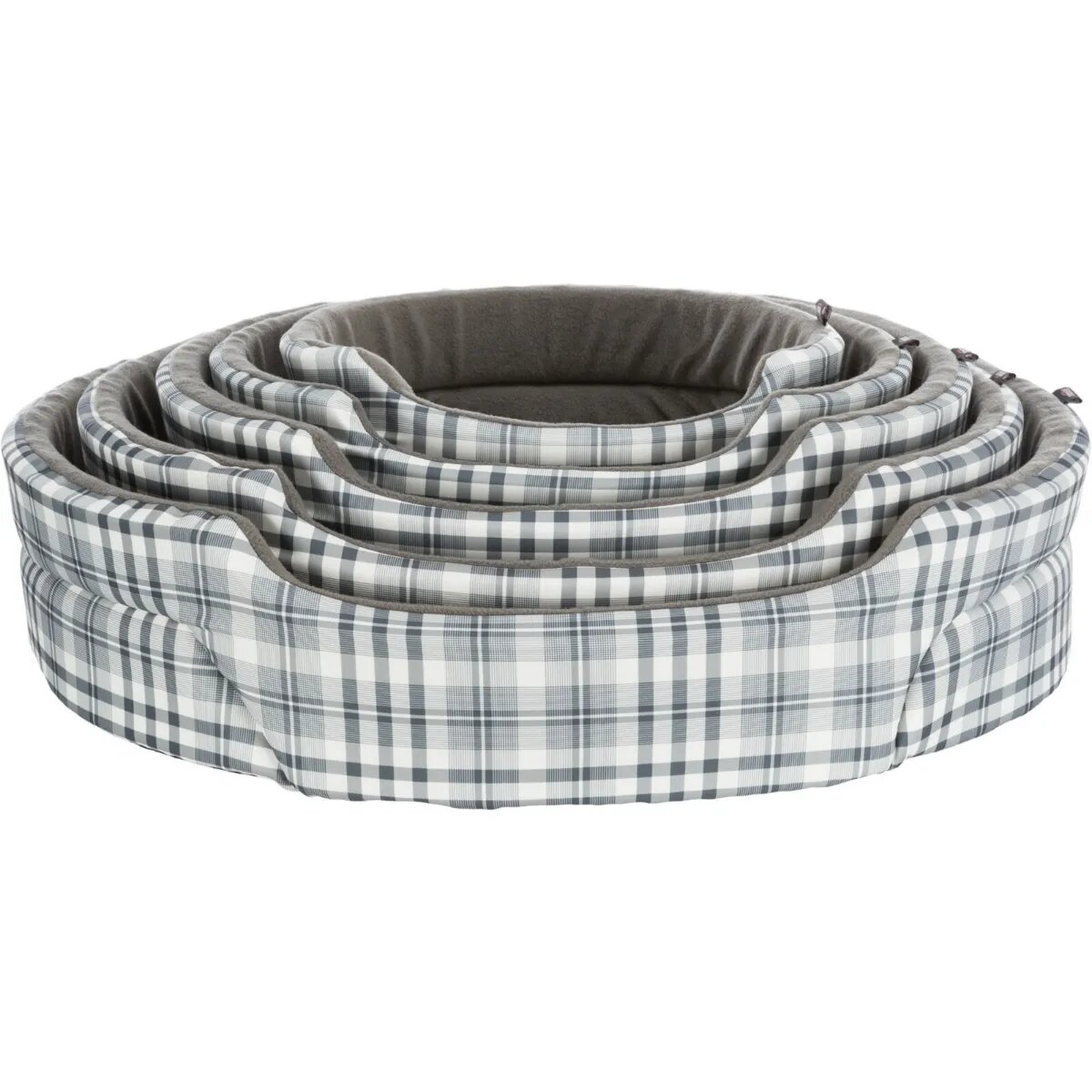 Trixie Lucky coș oval câini și pisici poliester imprimeu geometric pernă reversibilă gri Lucky coș oval câini și pisici XS poliester imprimeu geometric pernă reversibilă gri 45 x 35 cm