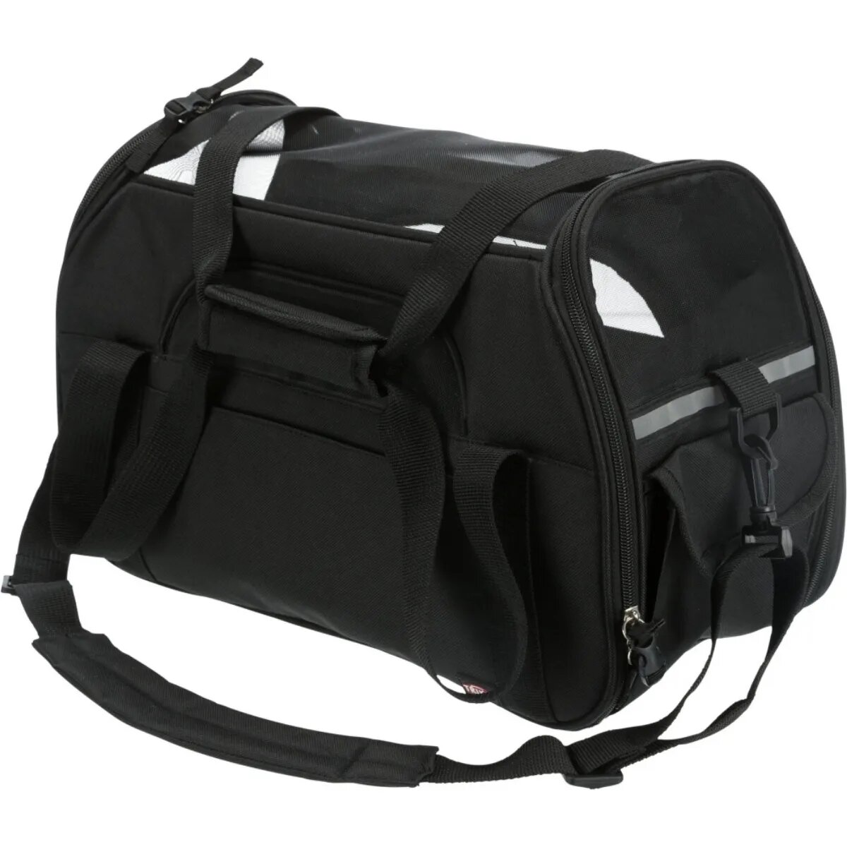Trixie Madison geantă transport câini și pisici poliester deschidere laterală cu curea de umăr cu buzunare Madison geantă transport câini și pisici XS-S(max. 7kg) poliester deschidere laterală cu curea de umăr negru 25 x 33 x 50 cm