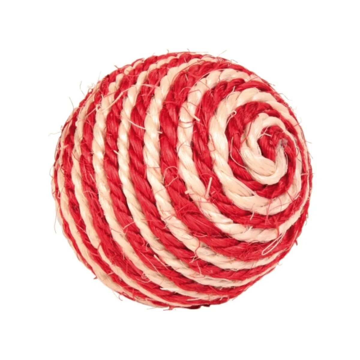 Trixie minge cu catnip jucărie pisici sisal cu sunet multicolor 6 cm