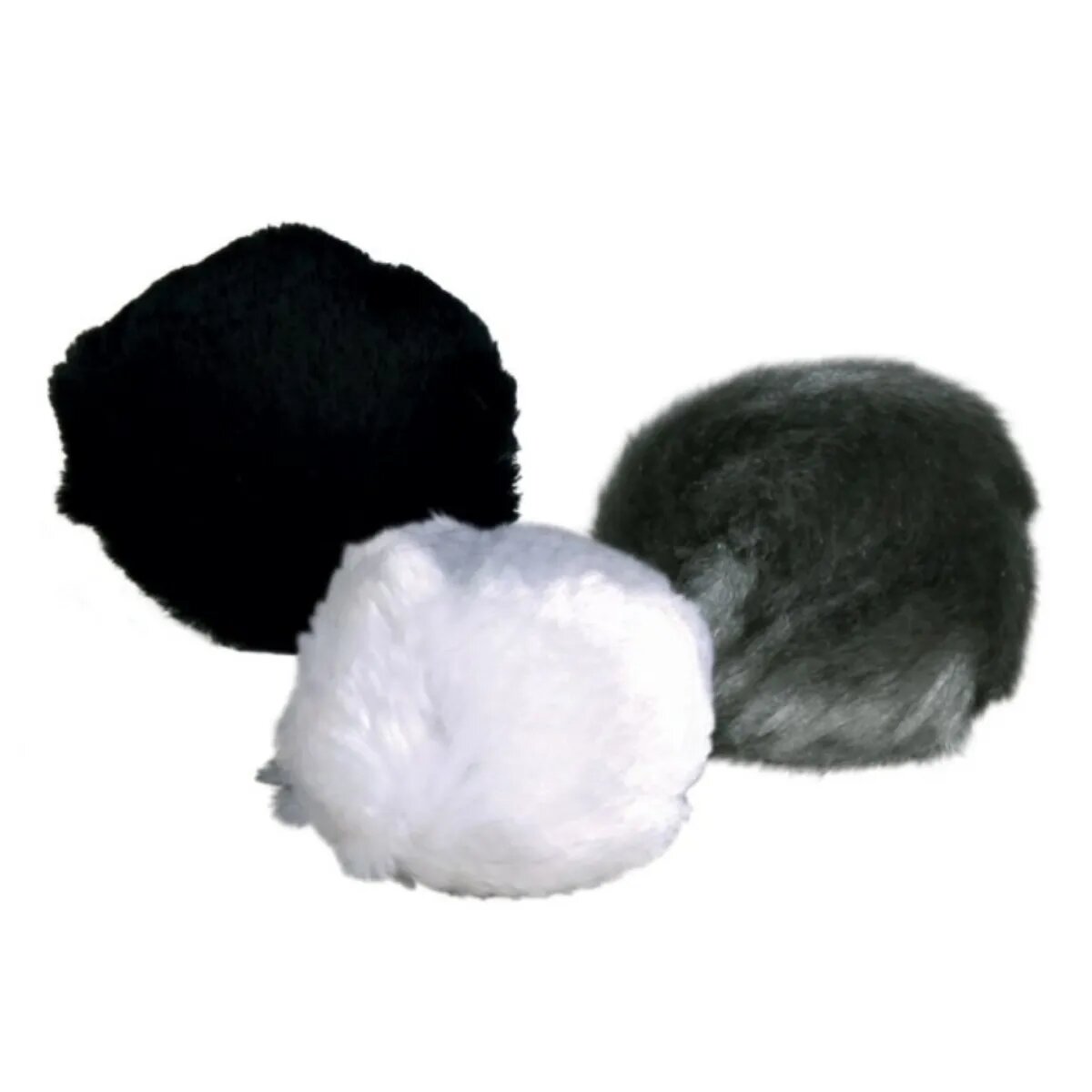 Trixie minge jucărie pisici cu clopoțel pluș multicolor 3cm