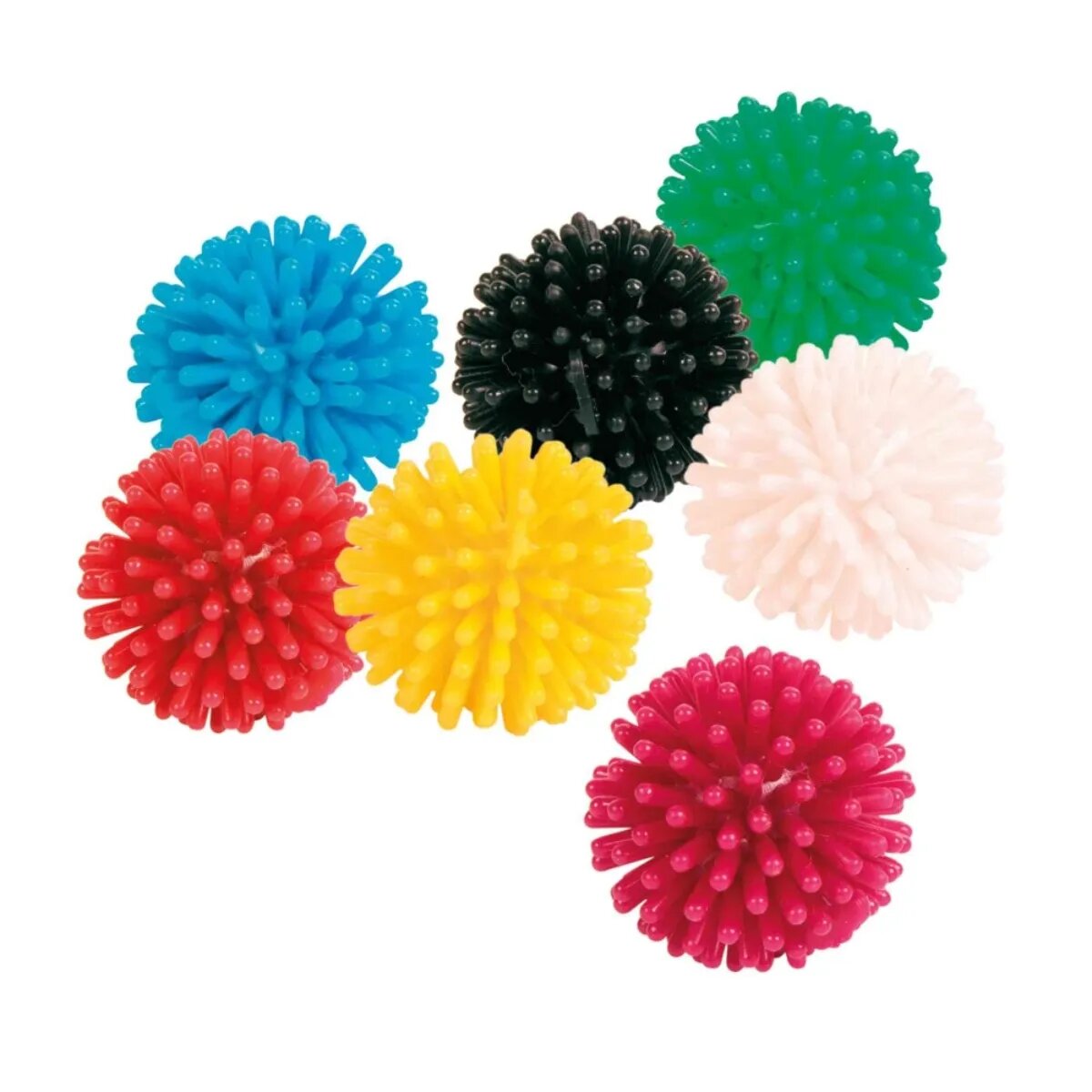 Trixie minge jucărie pisici cu clopoțel vinil multicolor 3cm