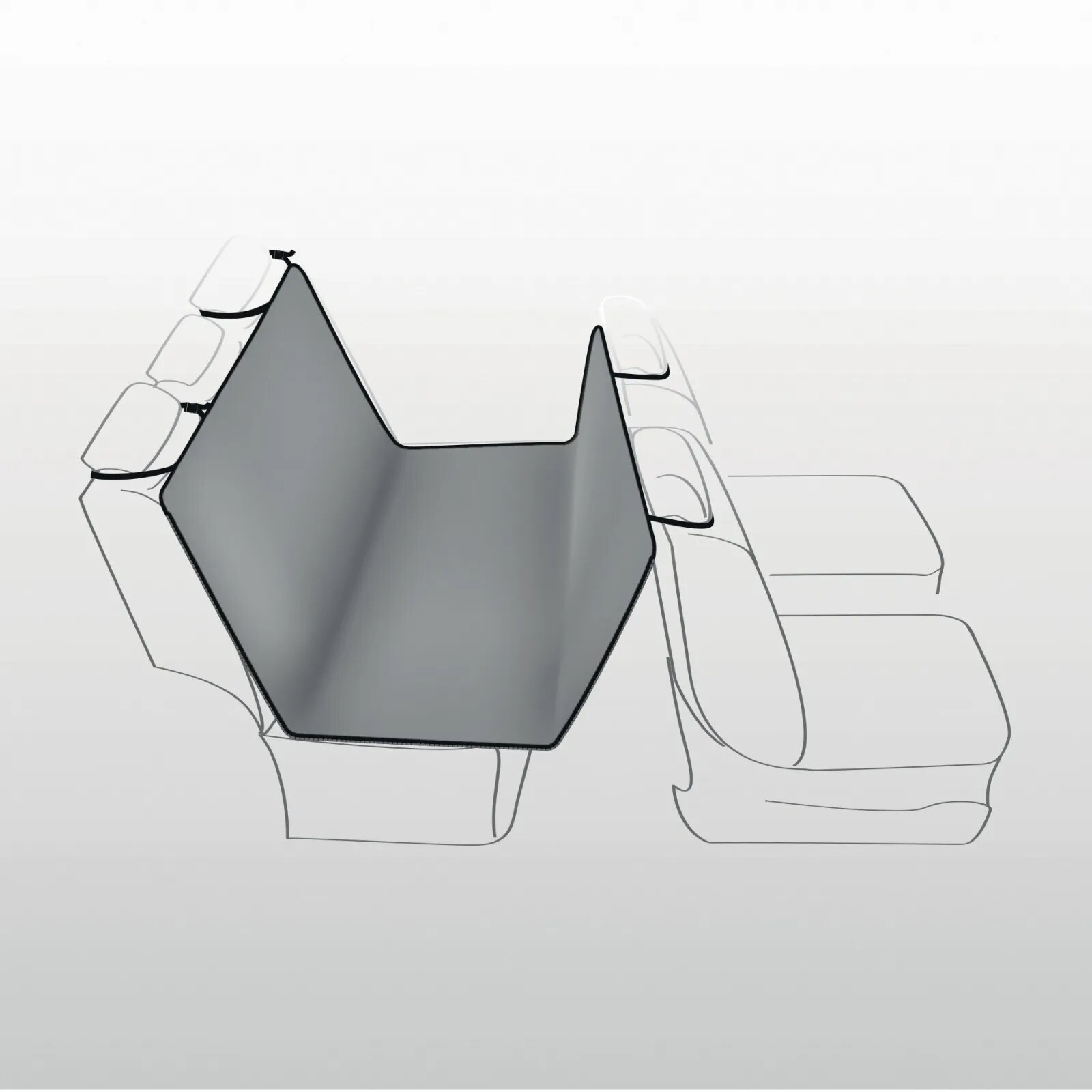 Trixie Patura Protectie Detasabil Auto 145 x 160 cm