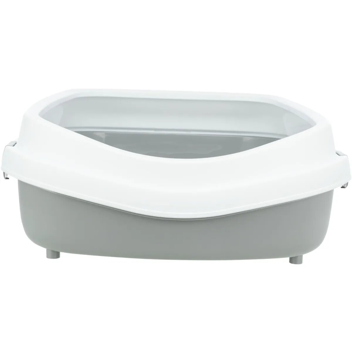 Trixie Primo XXL litieră pisici cu ramă alb și gri 56x25x71 cm