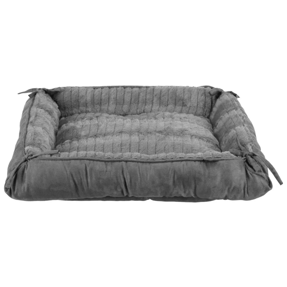 Trixie Relax pat dreptunghiular câini S-M poliester gri 70 x 60 cm