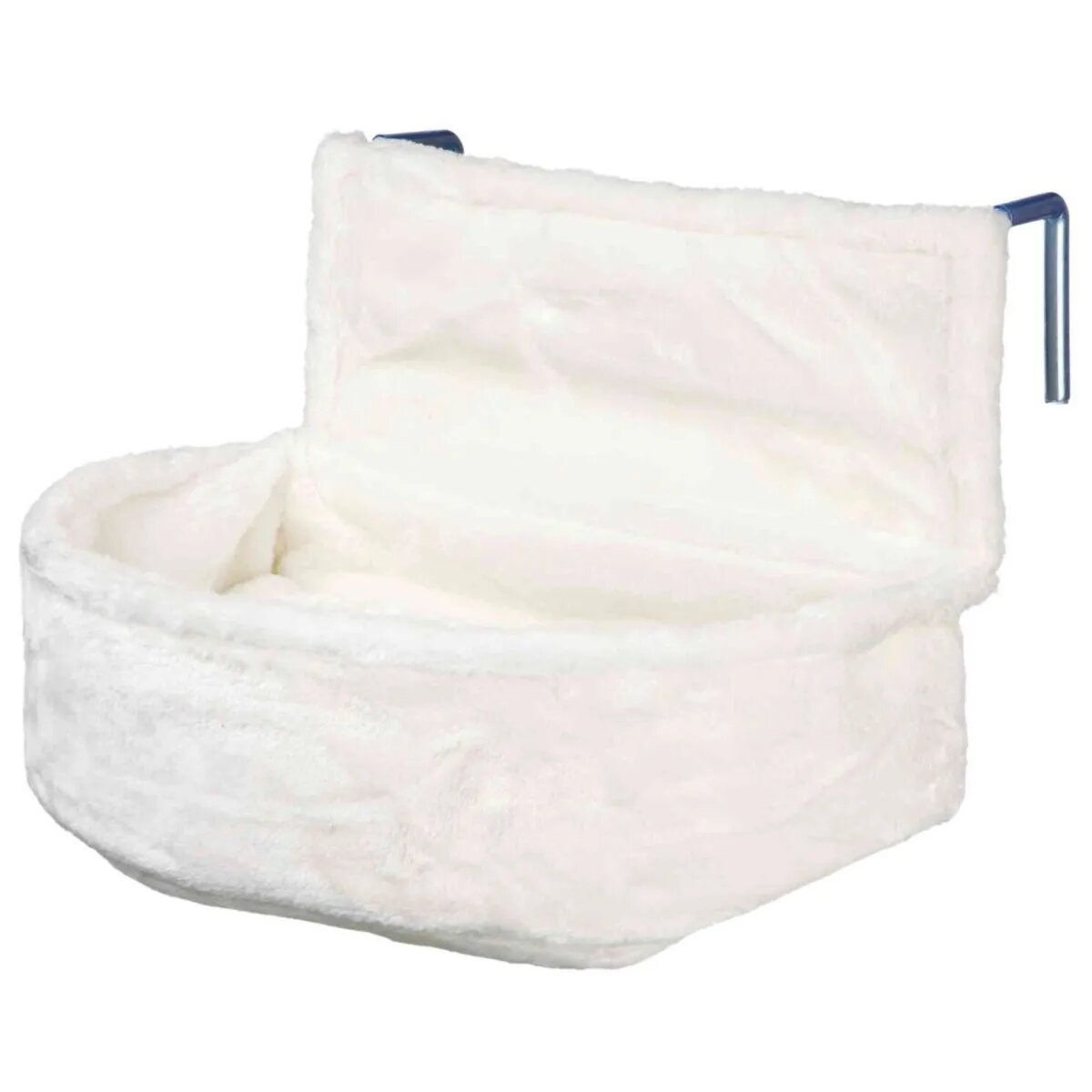 Trixie sezlong pentru calorifer oval pisici plus pernă reversibilă alb 45 x 13 x 33 cm