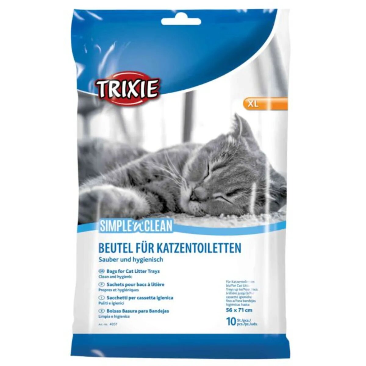 Trixie Simple'n'Clean pungi litieră pisici 56x71 cm 10buc