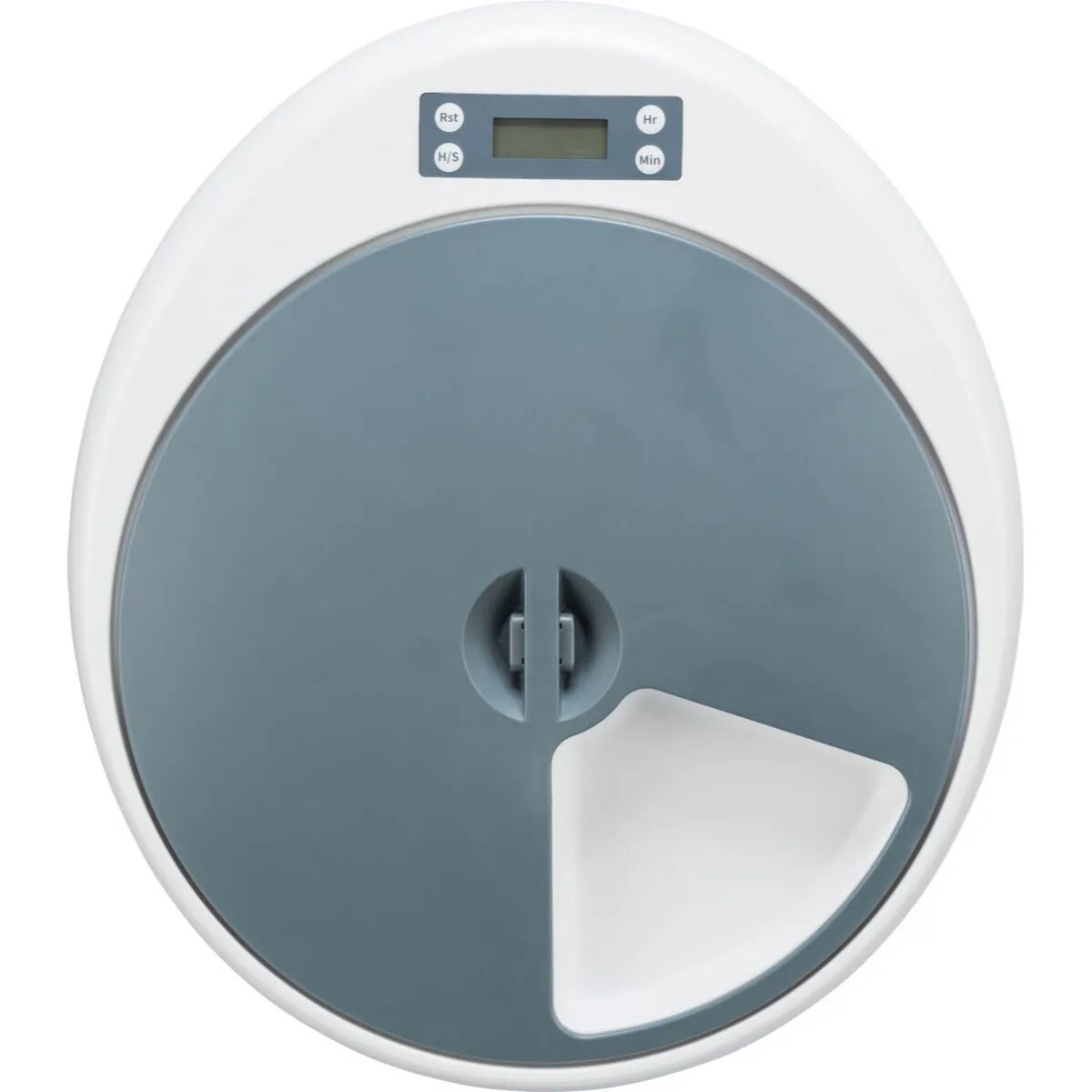 Trixie TX5 hrănitor automat câini 1 bol asimetric programabil plastic TX5 hrănitor automat câini și pisici 1 bol asimetric programabil plastic alb și gri XS(1.25l 33x5cm)