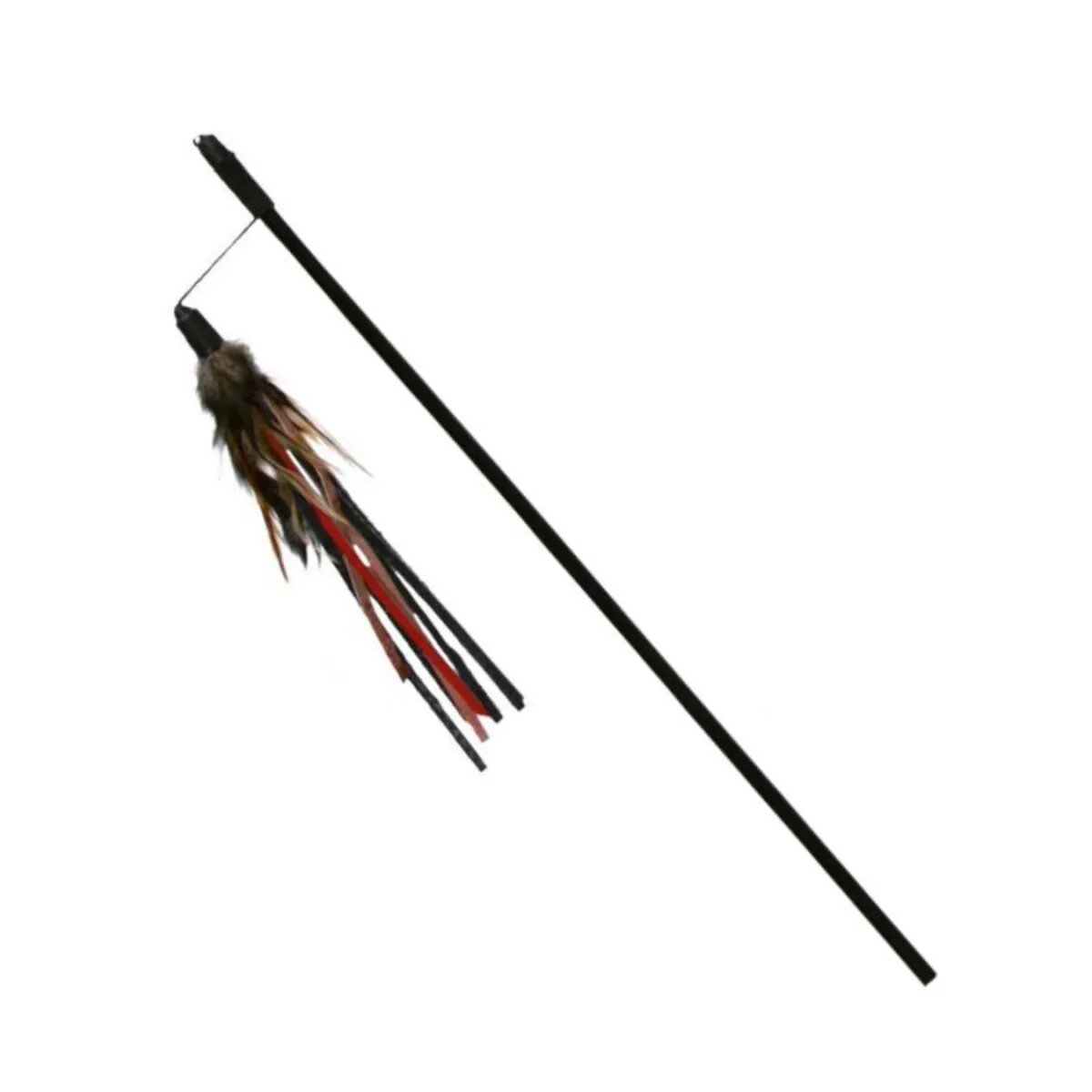 Trixie undiță cu panglică și pene jucărie pisici multicolor 50cm