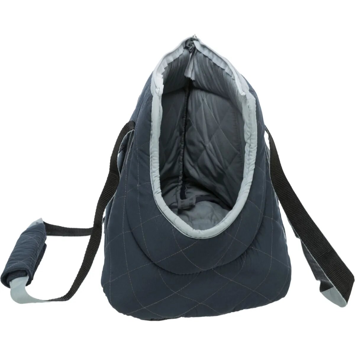 Trixie Viktoria geantă transport câini și pisici XS(max. 5kg) textil deschidere superioară cu buzunare albastru 26 x 29 x 50 cm