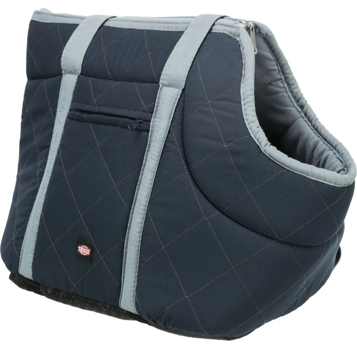 Trixie Viktoria geantă transport câini și pisici XS(max. 5kg) textil deschidere superioară cu buzunare albastru 26 x 29 x 50 cm