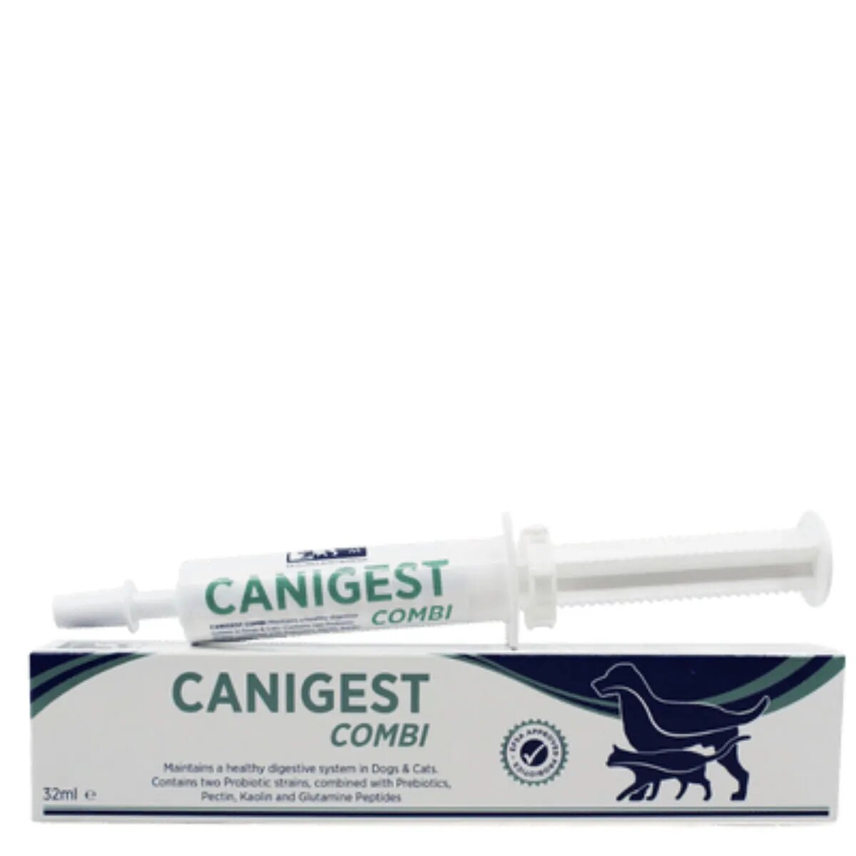 TRM Canigest Combi supliment sistem digestiv & probiotice câini suspensie orală Canigest Combi XS-XL supliment sistem digestiv & probiotice câini și pisici flacon 32ml suspensie orală