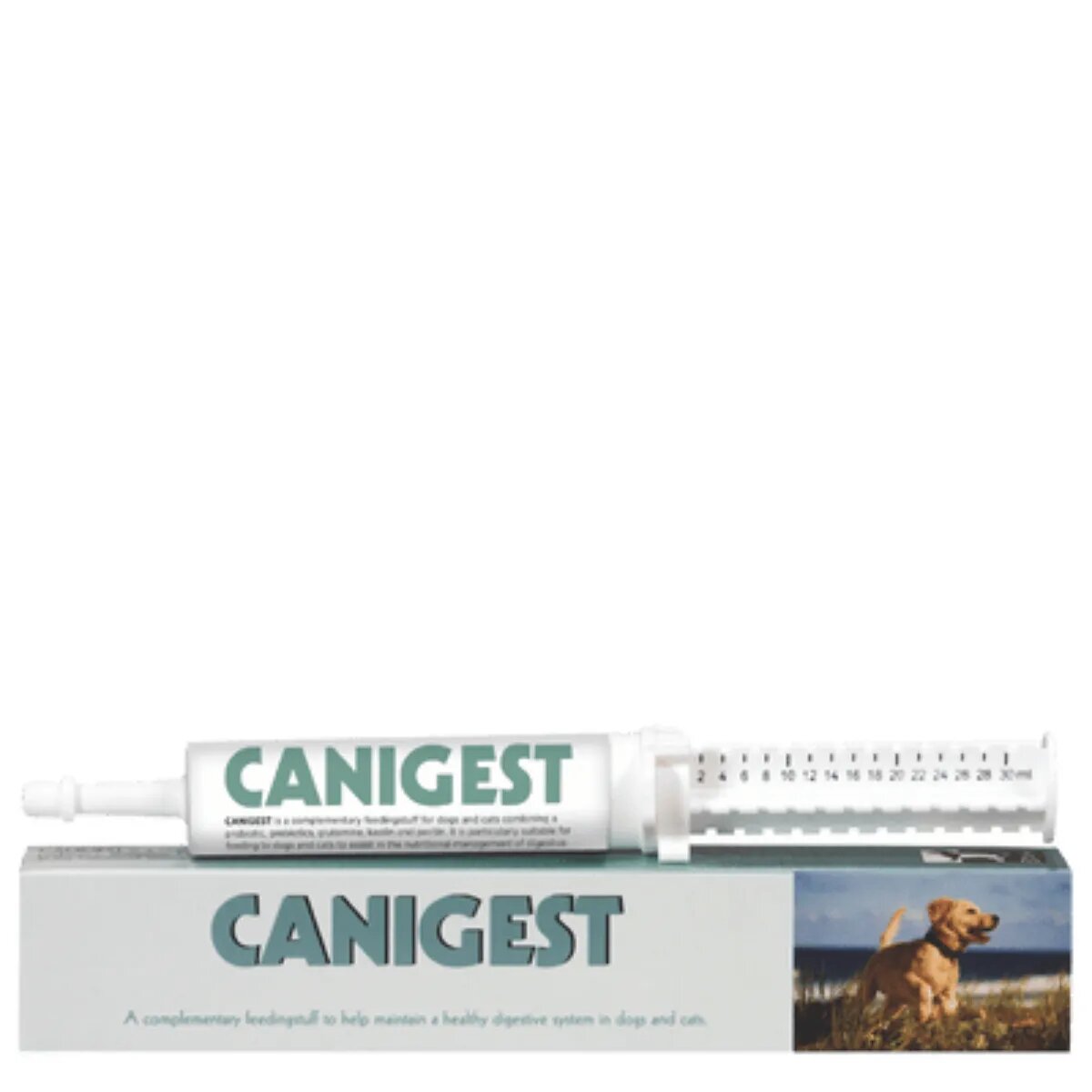 TRM Canigest Oral Paste supliment sistem digestiv & probiotice câini pastă orală Canigest Oral Paste XS-XL supliment sistem digestiv & probiotice câini și pisici flacon 30ml pastă orală