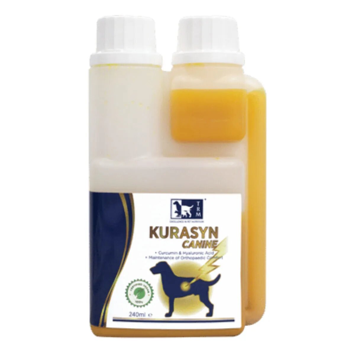 TRM Kurasyn supliment sistem articular câini suspensie orală Kurasyn XS-XL supliment sistem articular câini flacon 240ml suspensie orală