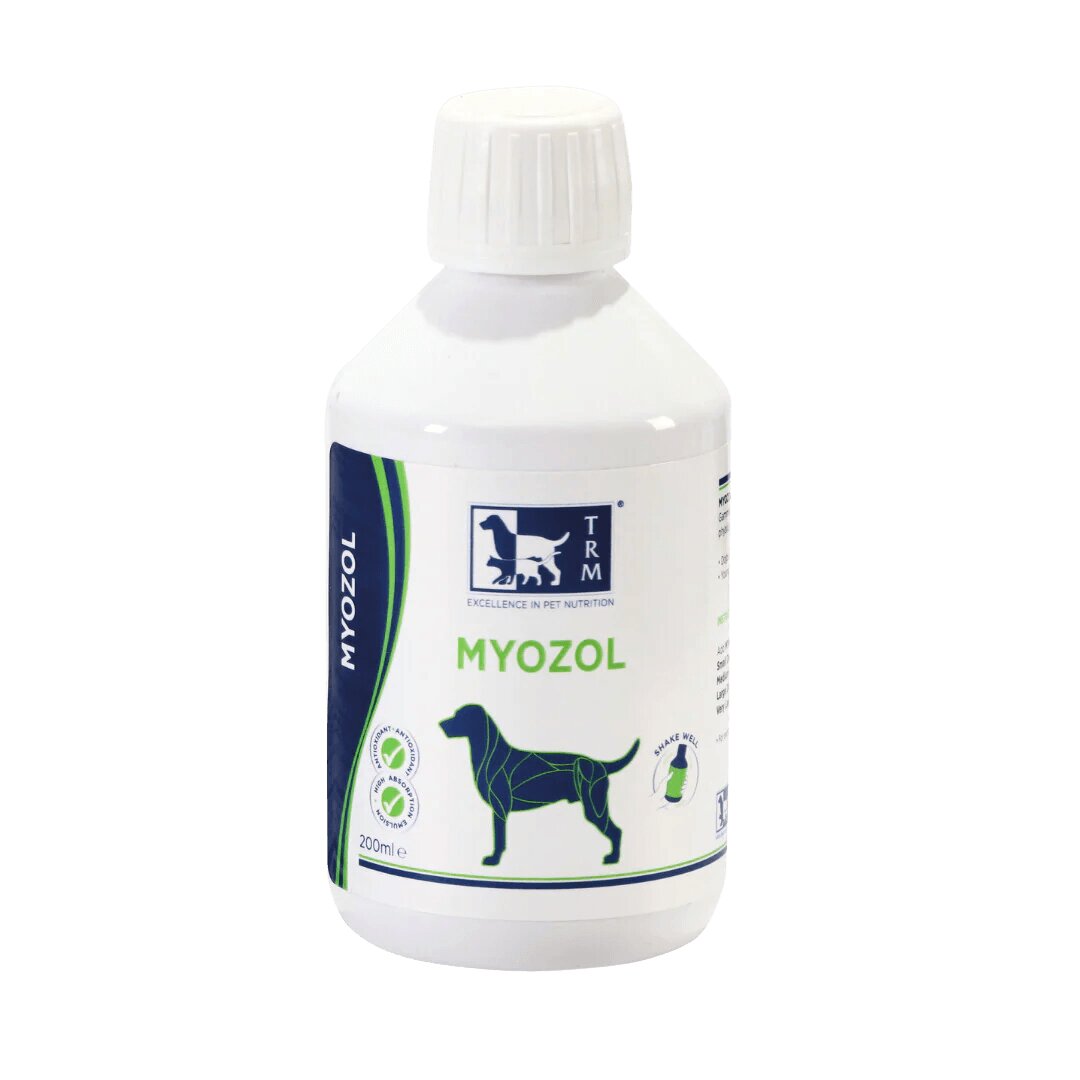 TRM Myozol multivitamine câini ulei Myozol XS-XL multivitamine câini flacon 200ml ulei