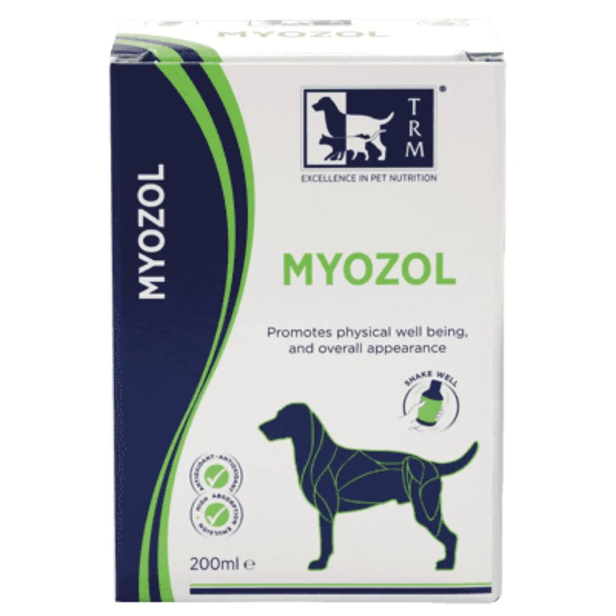 TRM Myozol multivitamine câini ulei Myozol XS-XL multivitamine câini flacon 200ml ulei
