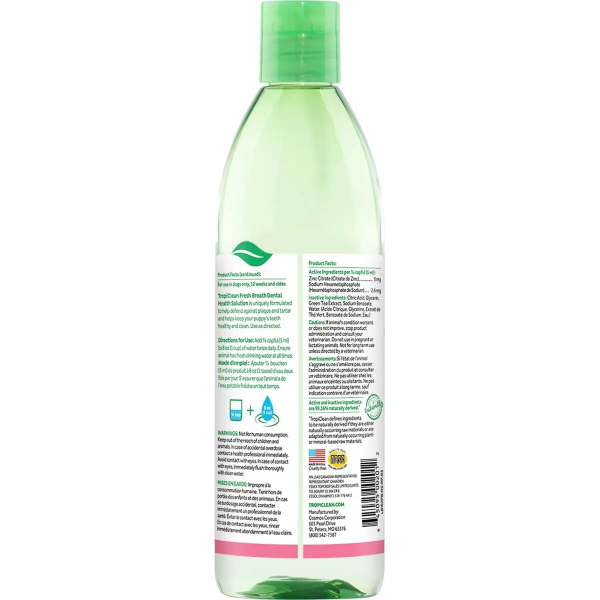 Tropiclean Aditiv Apa Oral Care Junior 473 ml