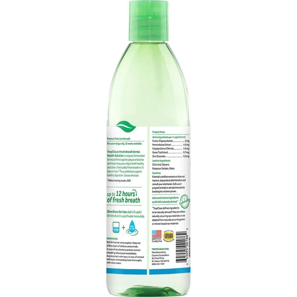 Tropiclean Aditiv Apa Oral Care Plus Digestive Support 473 ml