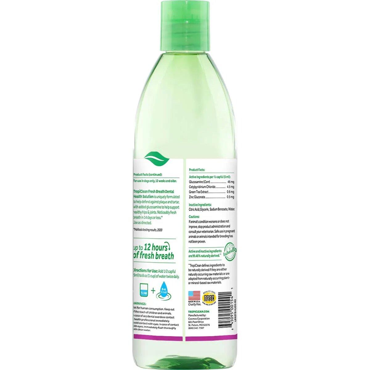 Tropiclean Aditiv Apa Oral Care Plus Hip & Joint 473 ml
