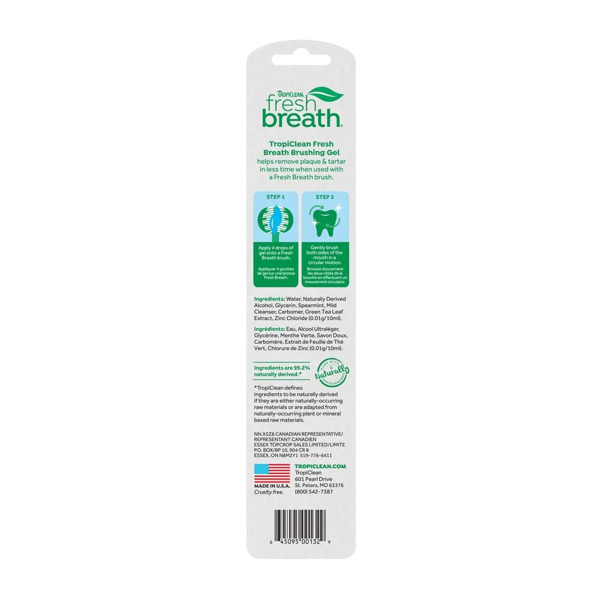 Tropiclean Gel Curatare Dinti Oral Care 59 ml