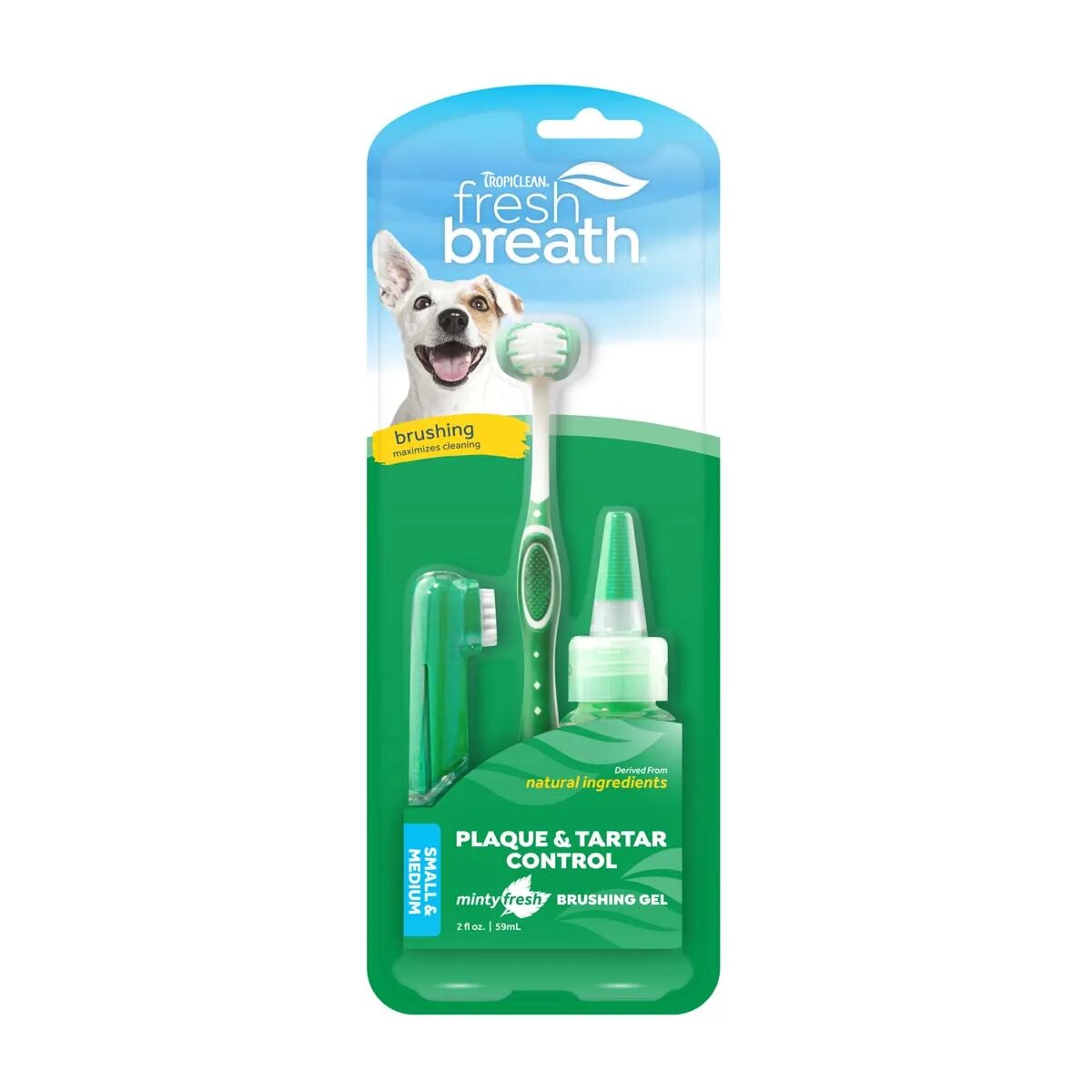 Tropiclean Kit Igiena Orala Caini de Talie Mica Oral Care 59 ml