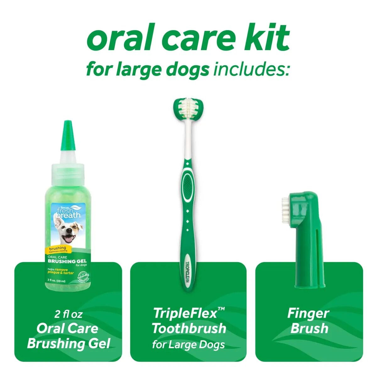 Tropiclean Kit Igiena Orala Caini Oral Care 59 ml