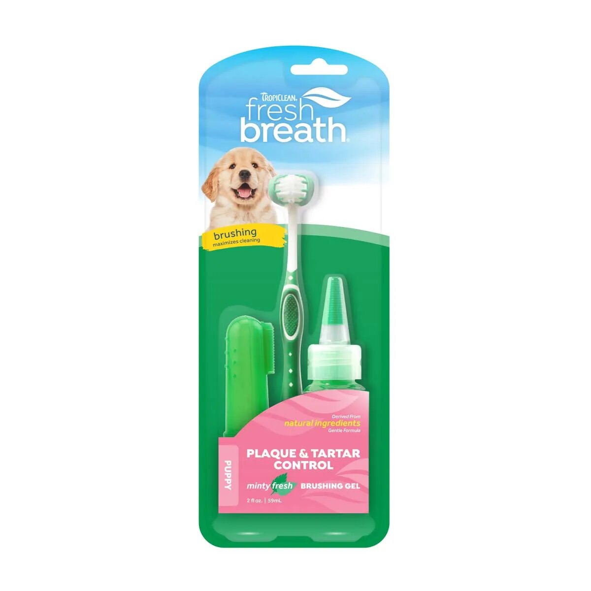 Tropiclean Kit Igiena Orala Fresh Breath Puppy 59 ml