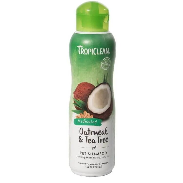 Tropiclean Sampon cu Ovaz si Arbore de Ceai 355 ml