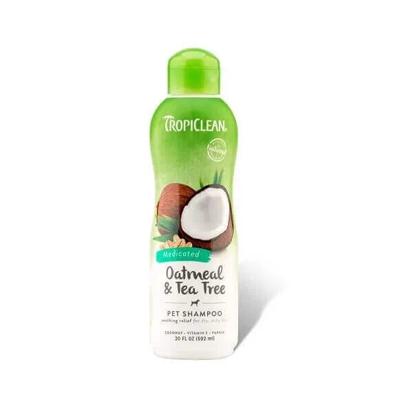 Tropiclean Sampon cu Ovaz si Arbore de Ceai 592 ml