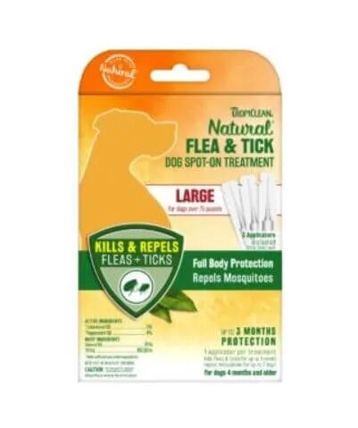 Tropiclean Set 3 Pipete Pentru Caini Spot On L 5 ml