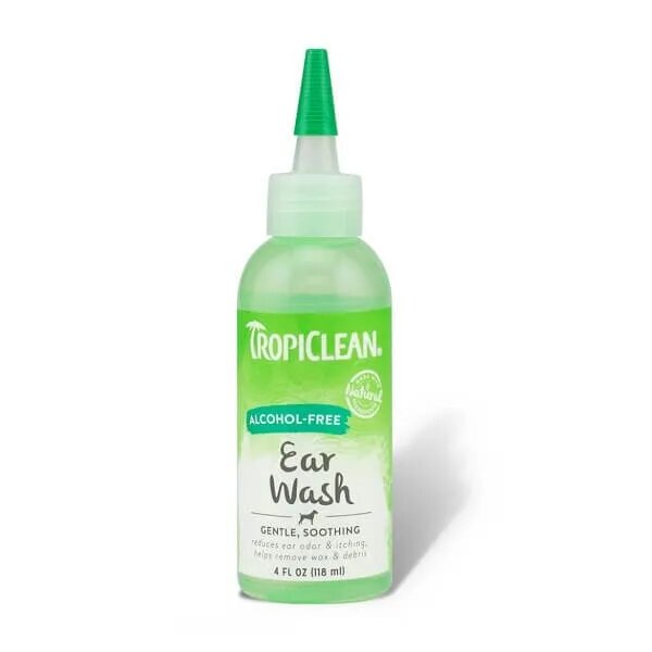 Tropiclean soluție igiena urechilor câini calmantă flacon cu aplicator 118ml
