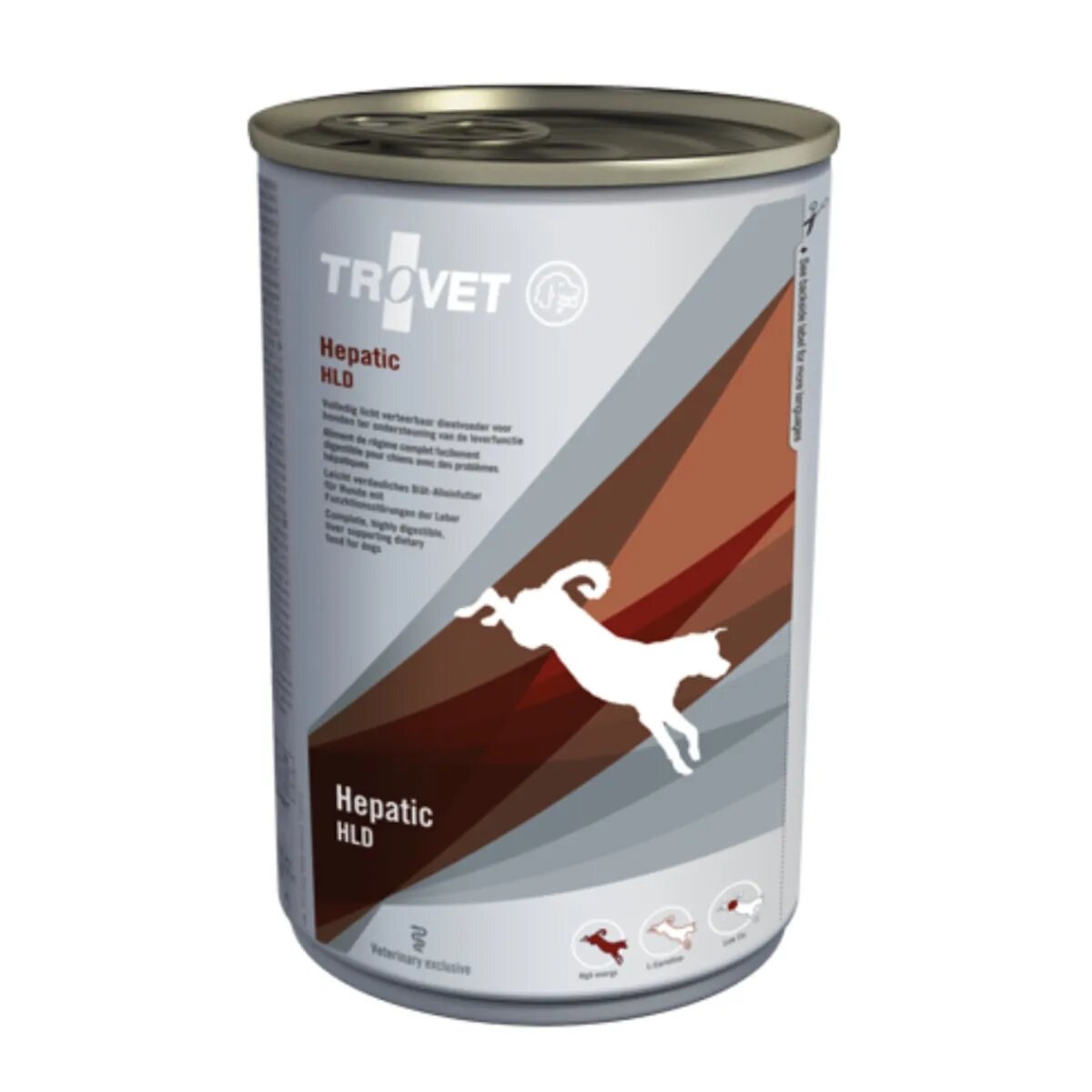 Trovet Dog Hepatic HLD dietă veterinară câini conservă hrană umedă afecțiuni hepatice (pate) 400g