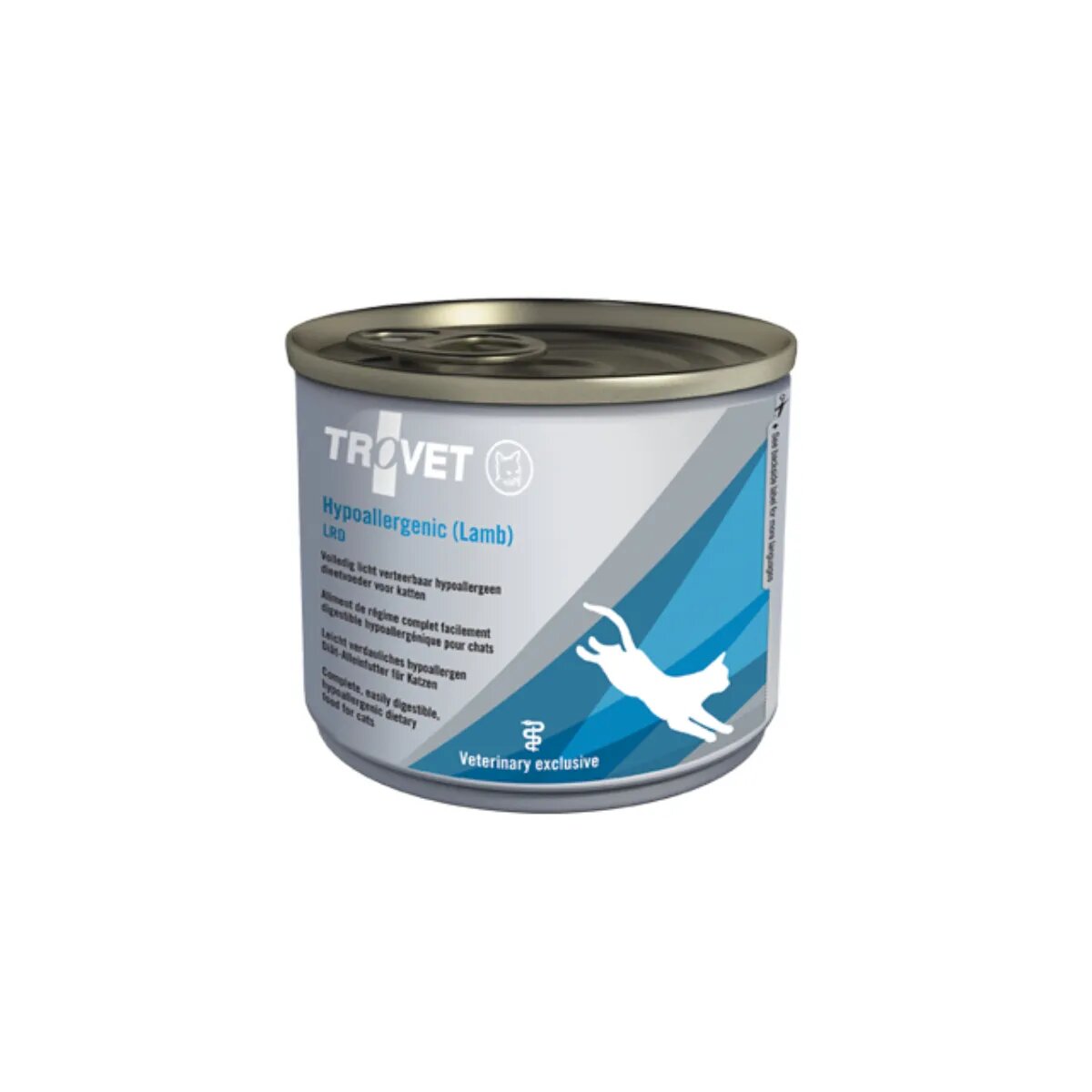 Trovet Hypoallergenic LRD Miel dietă veterinară conservă hrană umedă monoproteică pisici alergii (pate) 200g