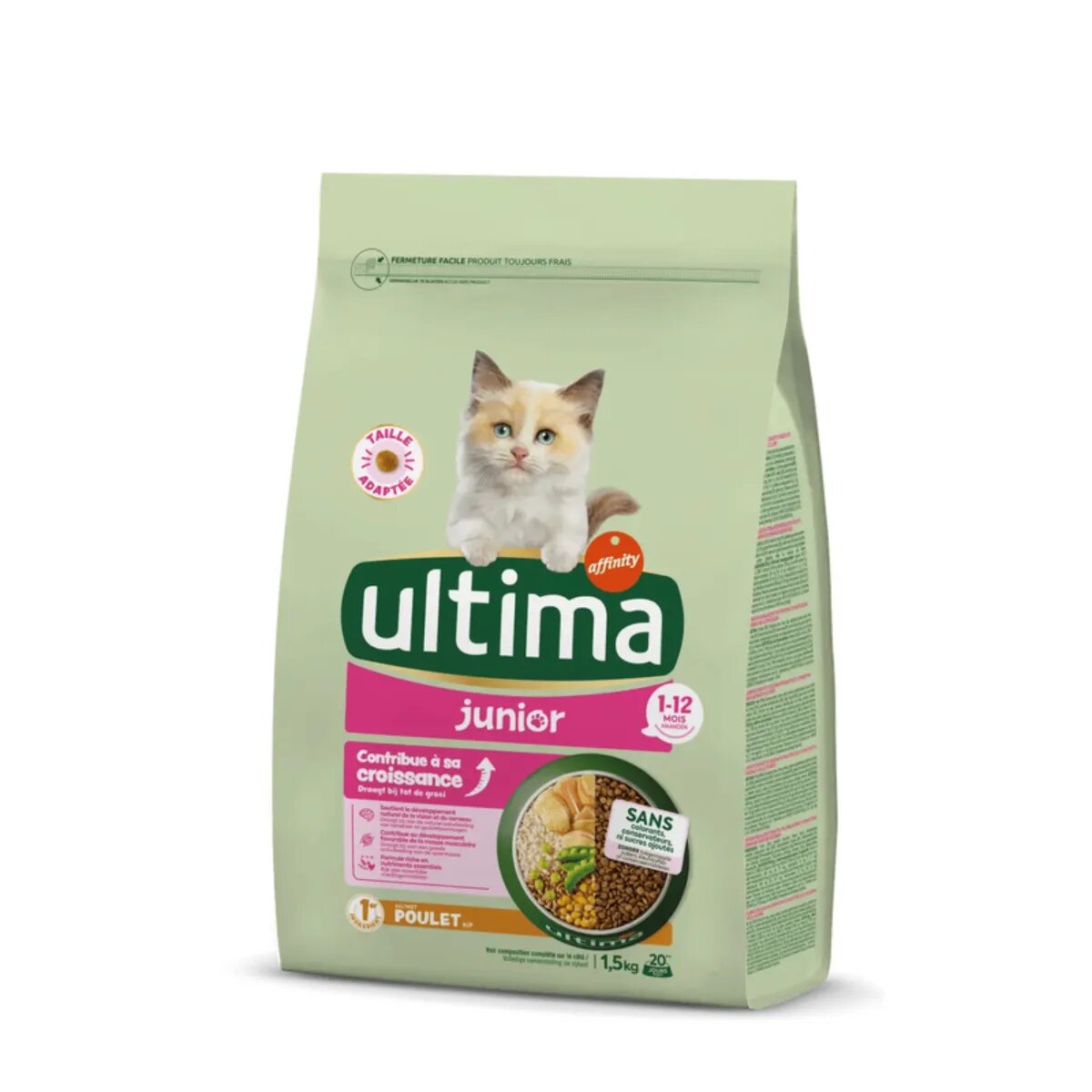 ULTIMA Junior Pui hrană uscată pisici junior 1.5kg